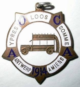 WW1 Medallion issued by the Auxiliary Omnibus Companies Association 