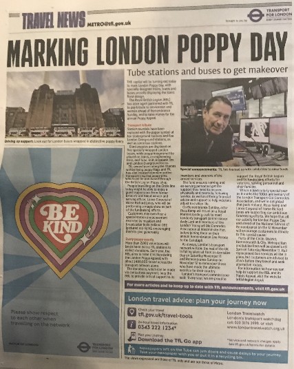 London Poppy Day 2023